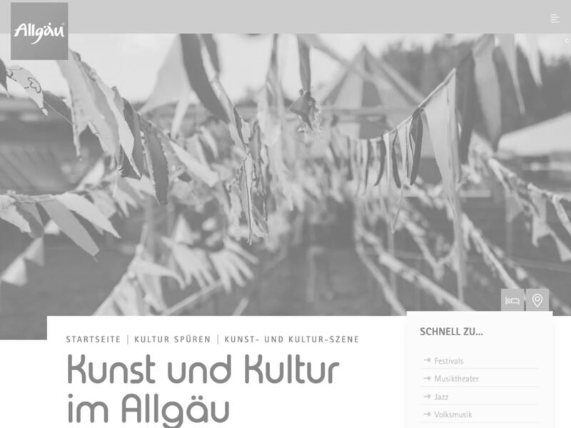 Kulturraum Allgäu (schwarz weiß)